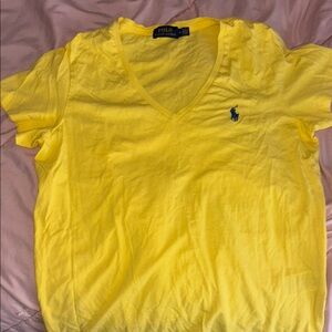 Ralph Lauren Soft Cream V-Neck Tee